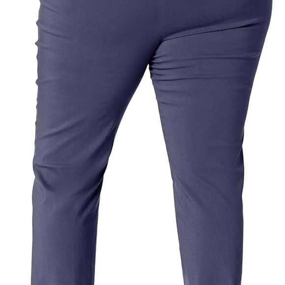 Elegant Women's Plus Size Super Stretch Pull-On Pants with Functional Pockets - Picture 2 of 2